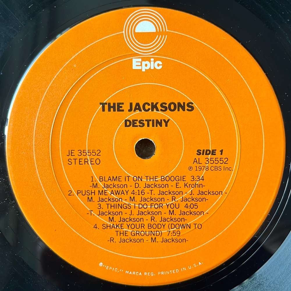 The Jacksons - “Destiny” Vinyl LP - Picture 4 of 5